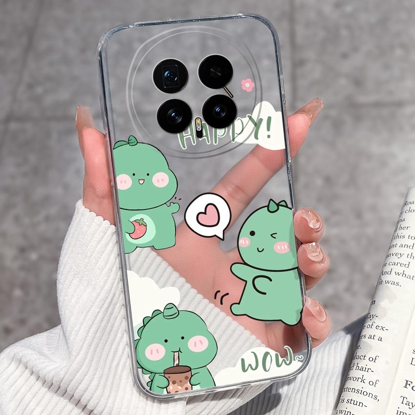 Für Huawei Honor Magic8 7 6 5 Pro Nova 12 Ultra 12i Handyhülle Schönes Blumenmuster Transparentes Silikon Vollschutzhülle Für Huawei Gehäuse