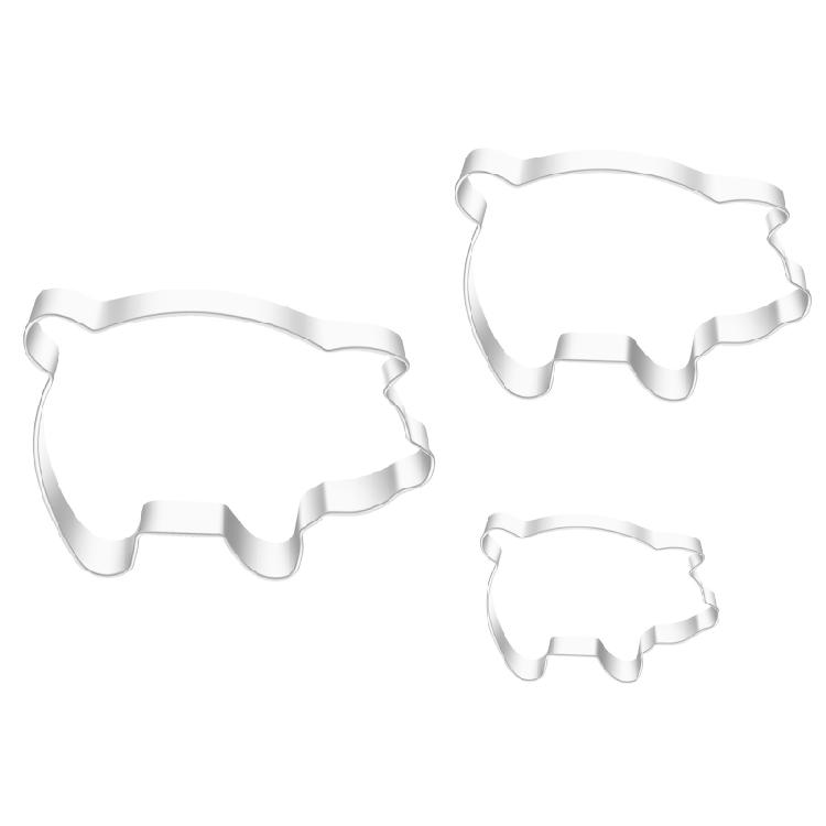

Pig Shaped Cookie Cutters DIY Baking Utensils Cookie Cutting Moulds for Baking 1