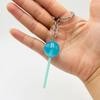 Transparent Lollipop Keychain 3D Food Candy Key Rings Lovely Simulation Lollipop  Men Women