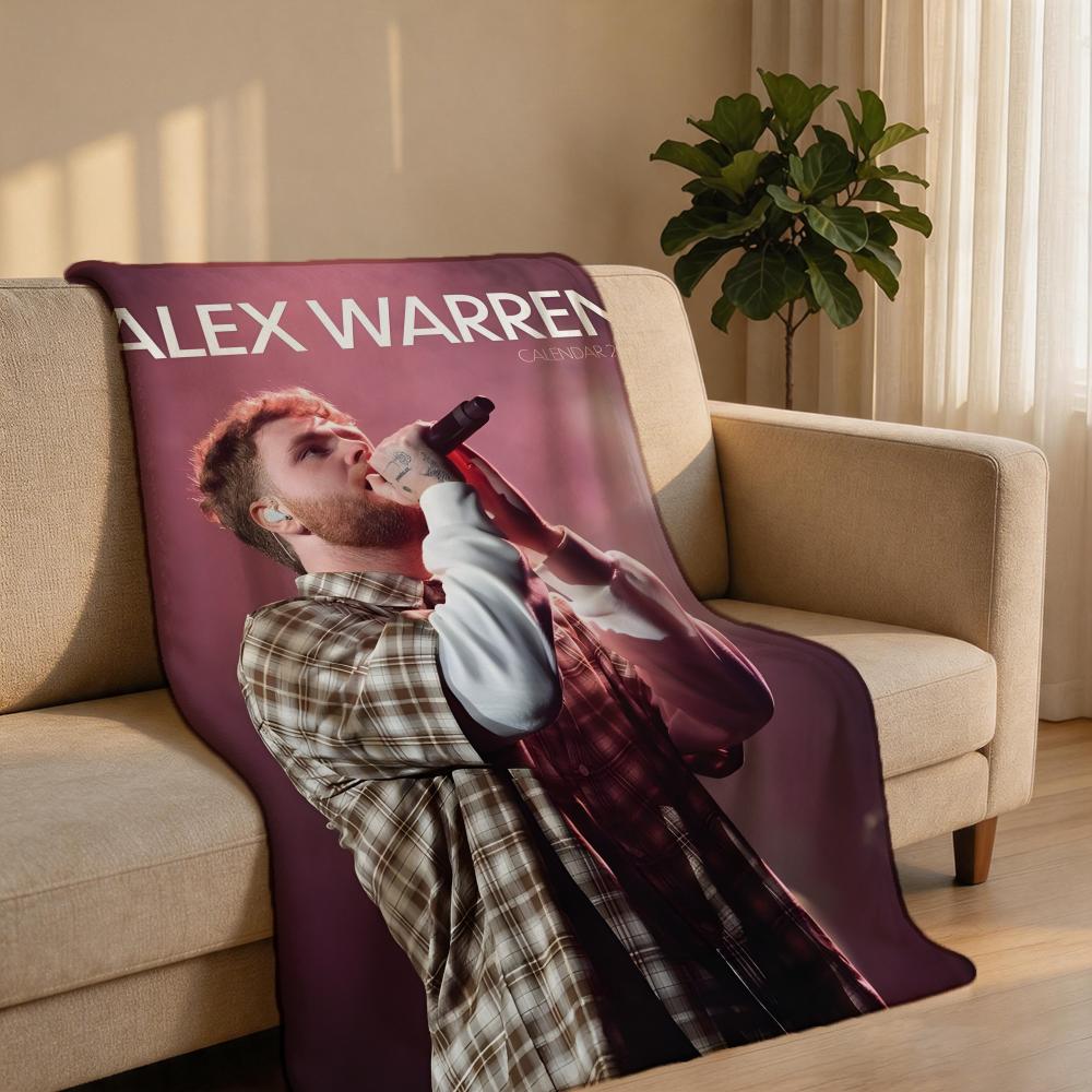 Pop A-Alex WarrenS Throw Short Plush Throw Blanket Soft Skin-Friendly Multi-Scene Home Office