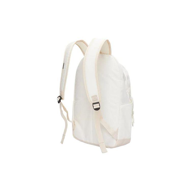 Converse Logo Solid Color Large Capacity Polyester Backpack Unisex Backpack White 10020533-A06