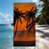 tropical plant printed Coconut Tree Towel Quick Drying Beach Towels Are Suitable For Swimming Pools Camping Yoga And The Gym