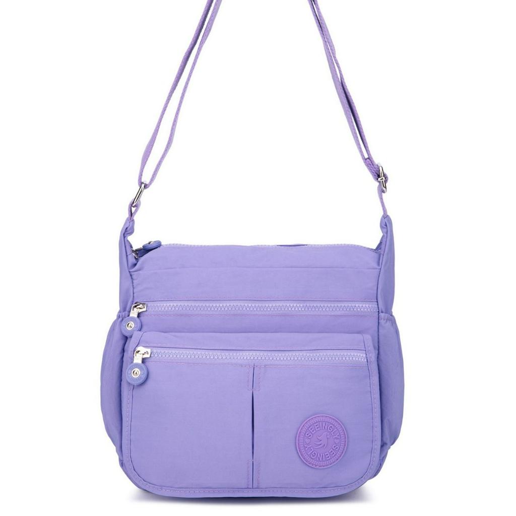 2025 Nylon Women Messenger Bags Waterproof Zipper Package Canvas Travel Crossbody Bag Fashion Female Totes Shoulder Bag
