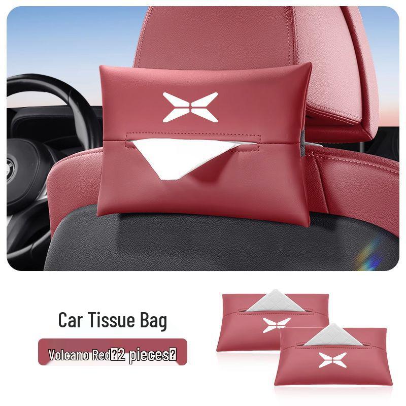 XPeng Car Tissue Box | In-car Pull-out Paper Box | Hanging Armrest Paper Holder