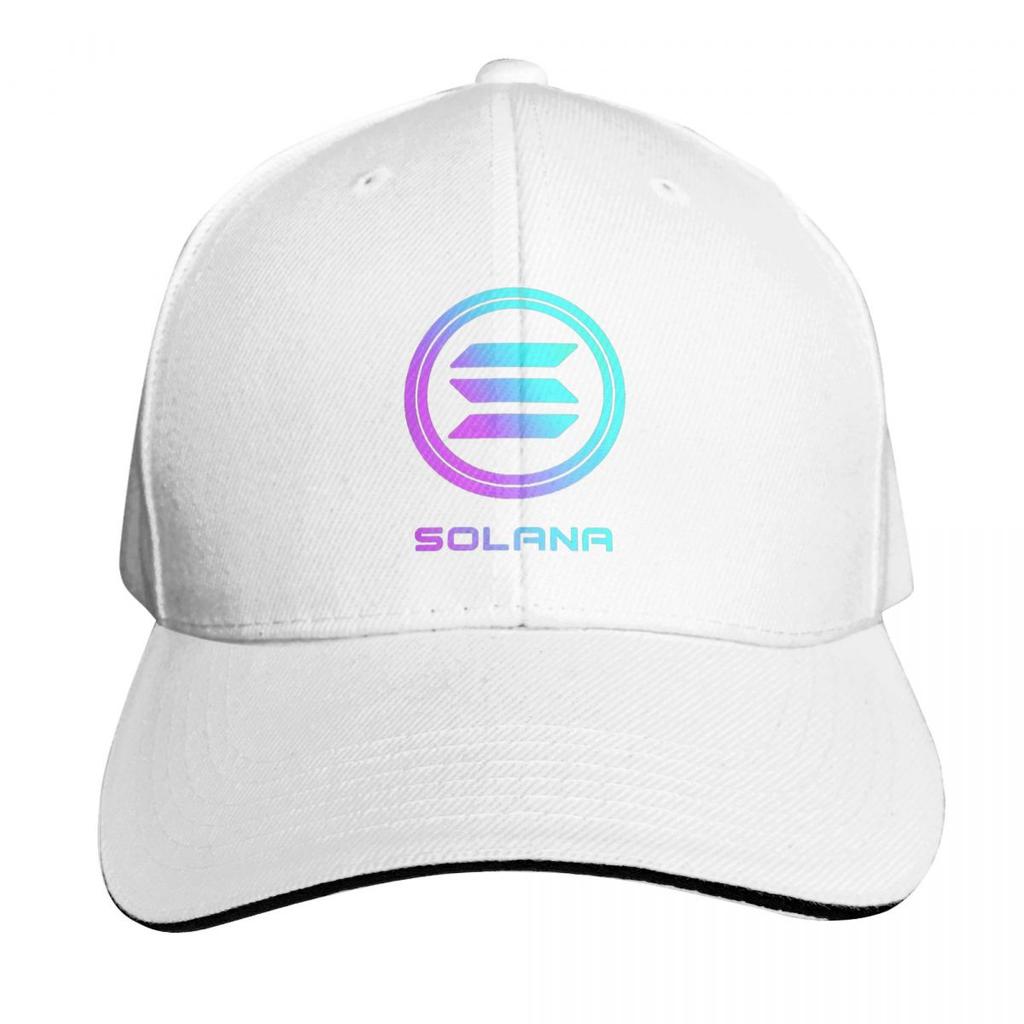 Solana Crypto Solana Cryptocurrency SOL Cap Fashion Casual Baseball Caps Adjustable Hat Hip Hop Summer Unisex Baseball Hats