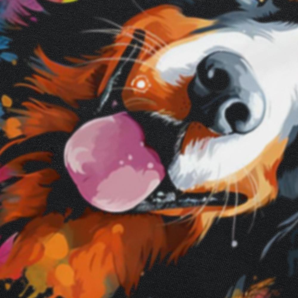 Funny Watercolor Colorful Bernese Mountain Dog T Shirts Summer Graphic Cotton Streetwear Short Sleeve Birthday Gifts T-shirt Men