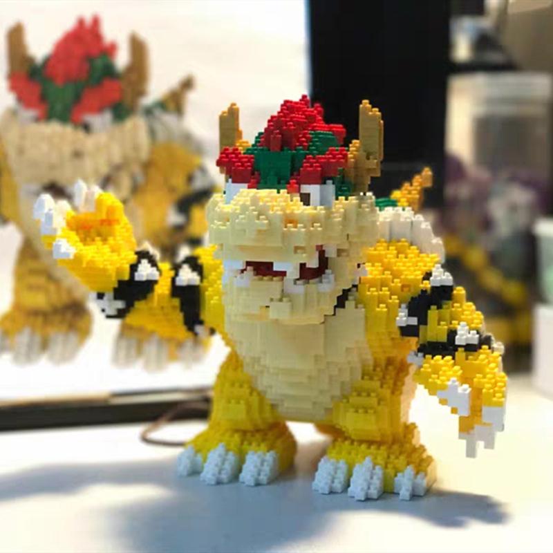 Cartoon Anime Game Figure Dinosaur Blocks Building Toy Bricks Educational Brinquedos for Kids Gift Children Christmas Present