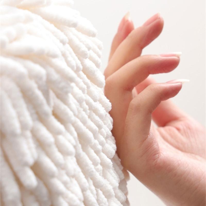 4Pcs Chenilles Hand Towel Wiping Cleaning Balls Quick Drying NonFading Color for Domestic and Office Cleaning