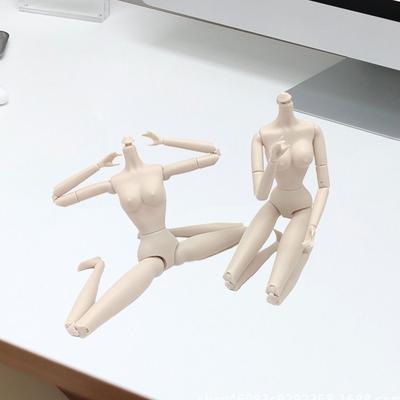 Solide Puppe Gelenkig Nackt BJD Puppen Beweglich Supermodel Puppe DIY Zubehör
