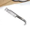2Pcs Animal Comb Thickened Tooth Durable Polishing Surface Ergonomic Design Convenient Grooming Metal