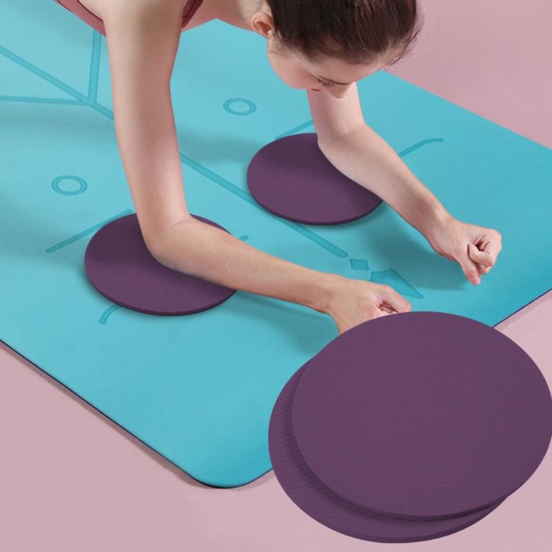 4Pcs Thick Exercise Pads Fitness Cushion Knee Pads Pilates Kneeling Pad Workout Accessories for Enhanced Stability