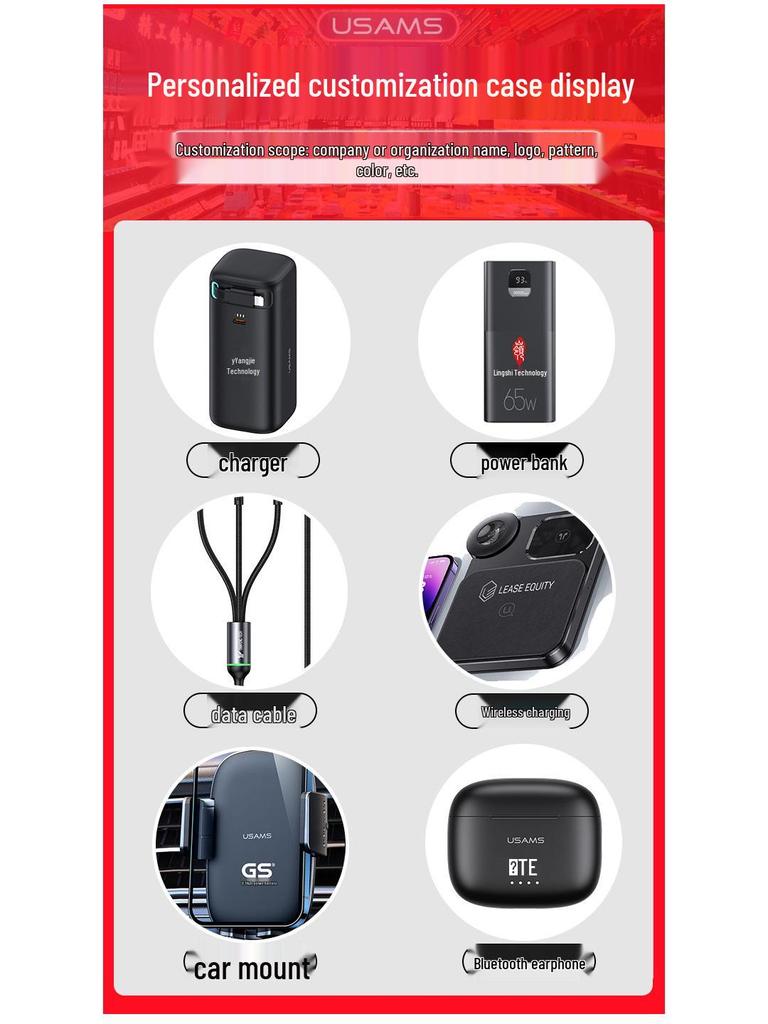 USAMS 20W PD Fast Charger Head with PD Cable for Apple 15, 9V/2.2A, European Standard