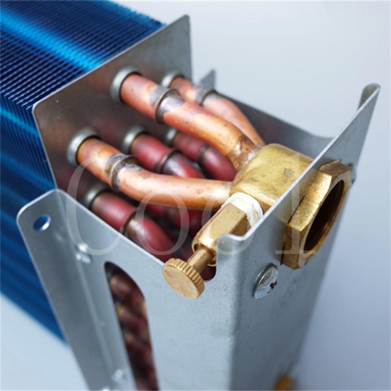 1100*65*200mm Fan coil surface cooler copper tube condensation evaporator central air conditioning aluminum foil radiator
