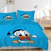 3pcs Cute Donald Duck Printed Quilt Set Soft and Comfortable Quilt Cover for Bedroom, Guest Room W014