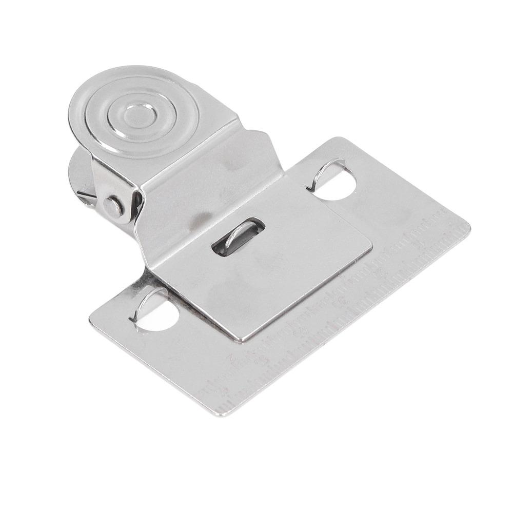 Stainless Steel Construction Measuring Tape Clip Tool Compact Design Universal Compatibility Precision Measuring Tool