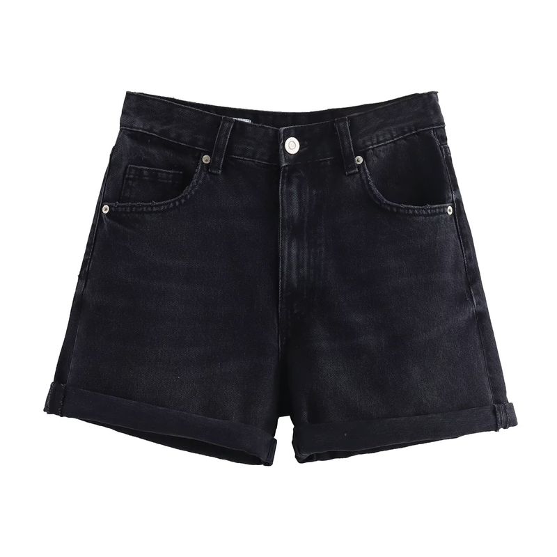 Araltay New Arrival Women's Clothing Fashion Style Fashion All-Match Simple High Waist Casual Denim Shorts 8727207
