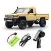 MN82 1:12 Full Scale RC Car 2.4G 4WD Remote Control Off-Road Vehicle With 280 Motor For Boys Girls Birthday Christmas New Year Gifts