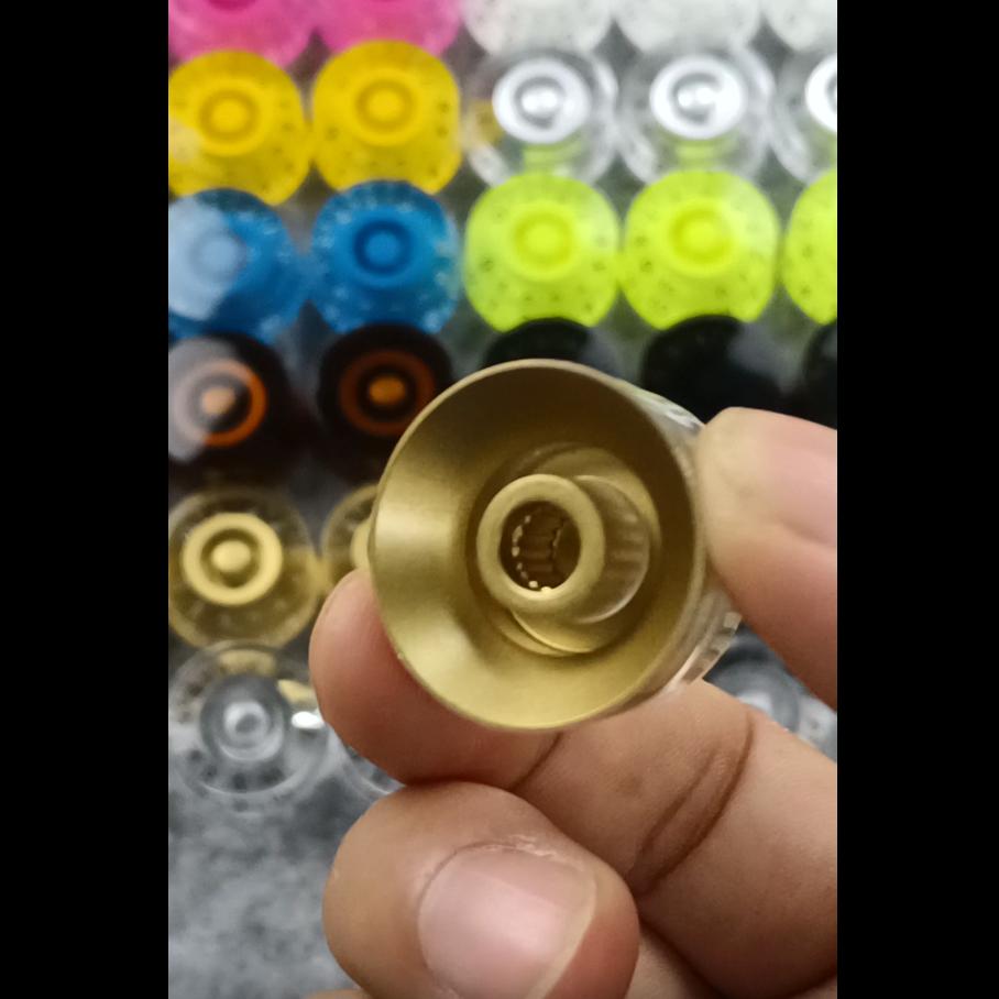 FLEOR 4PCS Guitar Knobs Speed Control Knobs 18-Splines For LP Style Electric Guitar Parts,13 Colors Available
