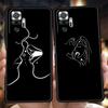 Abstract Line Sexy Couple Body Phone Case Cover for Redmi 13C 10C Note 13 12 10 11 Pro Plus 7 8T K40 K50 Gaming Pro Soft Shell