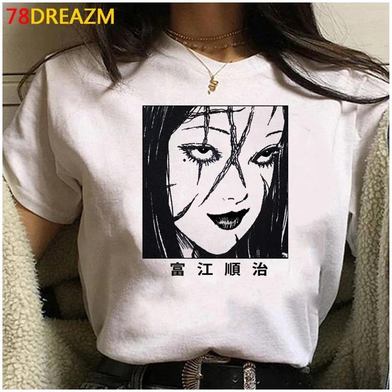 

Japanese mangaJunji ItoTshirt womens summerhorroranimeTshirt Tomie ShintaroKago girlpatternTshirt cartoon Tshirt women s style 3XL