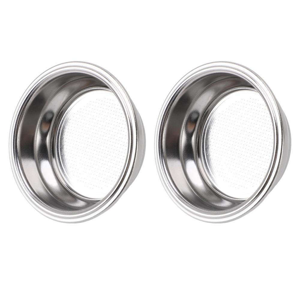 2pcs set 58mm Portafilter Basket Espresso Filter Basket For Portafilter Coffee Machine