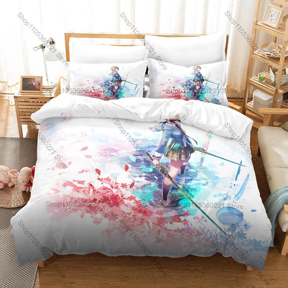 All Seraph Squad Character Print Heaven Burns Red Game Duvet Cover + 2 Pillowcases Twin Full Queen King Gamer Bedding Set