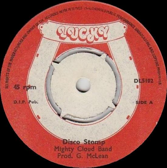 

7inch Record MIGHTY CLOUD BAND Disco Stomp DL5102 Lucky UK SoulFunk Used