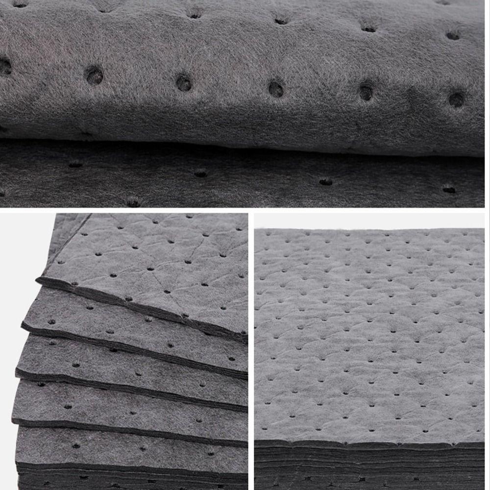 5Pcs Absorbent Mat Oil Spill Mat Grey Garage Floor Mat Shearable Oil Absorbent Pads Under Car