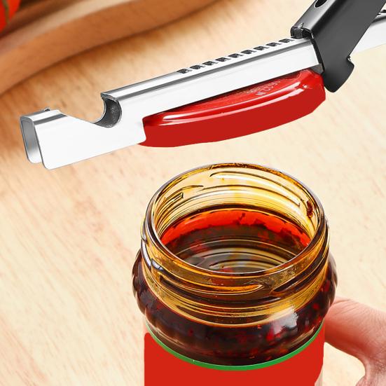 Jar Opener Can Opener for Weak Hands Seniors Arthritic Hands Non-Slip Rubber Gear Cover Lid Remover Beer Opener