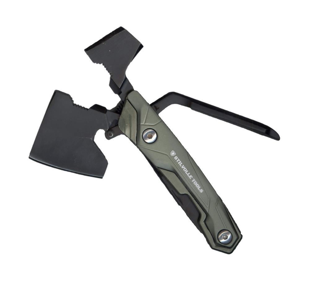 Axe Nine with wire bottle Phillips flathead nail knife STILVOLLE TOOLS A tool that can be kept on hand for and emergency created from the ideas of