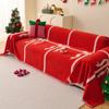 Christmas Chenille Sofa Covers Festival Decoration,All Seasons Blanket Sofa Towel,Living Room Sofa Cover,Anti-cat Scratch Cover