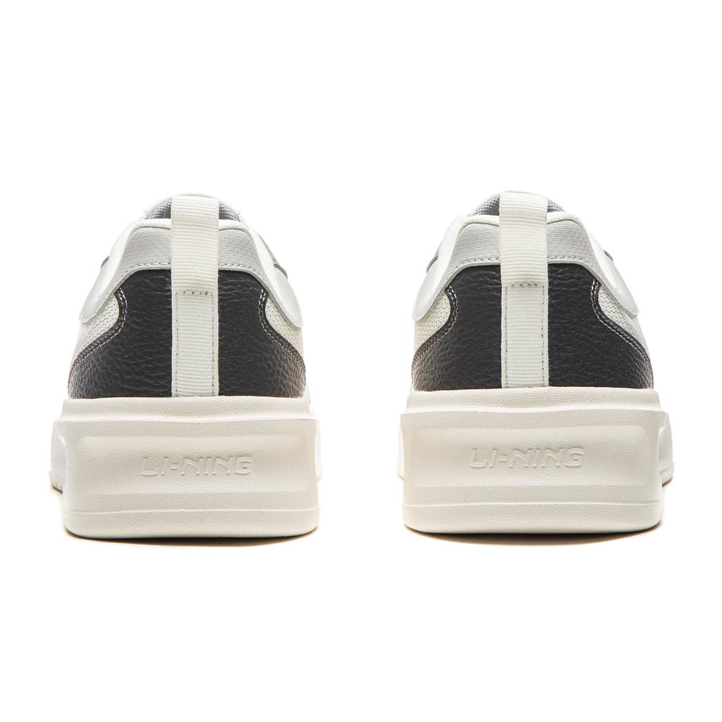 Li Ning Good Luck Slip Resistant Cushioning Abrasion Resistant Height Increasing Low Top Skateboard Shoes Men's AGCW077-3