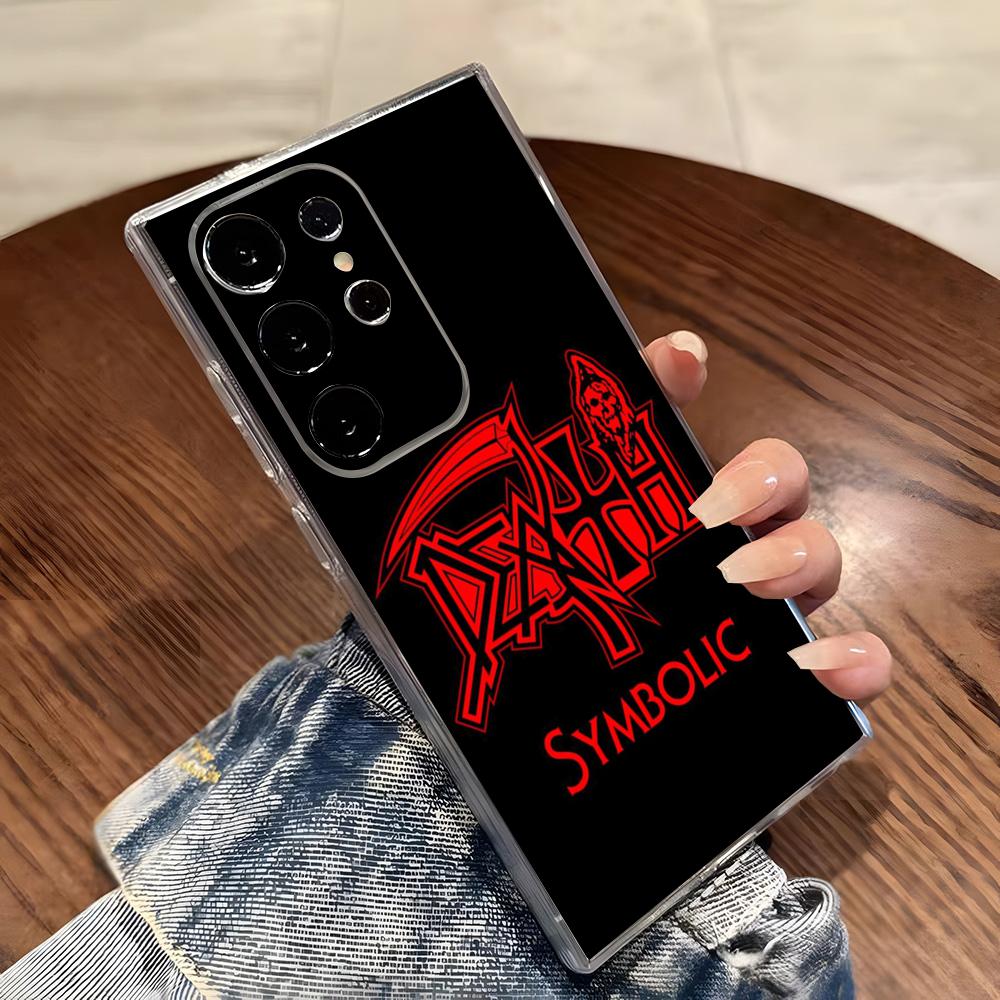 D-Deaths Mental Rock Band Anime Phone Case For Samsung S26 S25 S24 Ultra S23 Fe S22 S20 S21 Plus Plus 5G Fe Transparent Cover