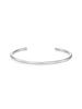 Lunne Silver 925 3Mm Dense Solid Cuff Bangle Bracelet #Lsb28