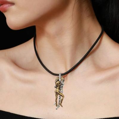 Frauen Männer Umarmung Paar Halskette Länge verstellbar Ihn Sie Umarmung Anhänger Halskette Jahrestag Schmuck Valentinstag Geschenk