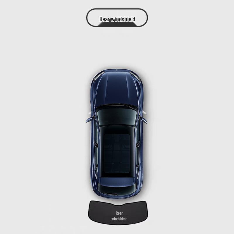 AITO New M8 Car Sunshade Set: Front Windshield & Second Row Side Windows Privacy Curtains