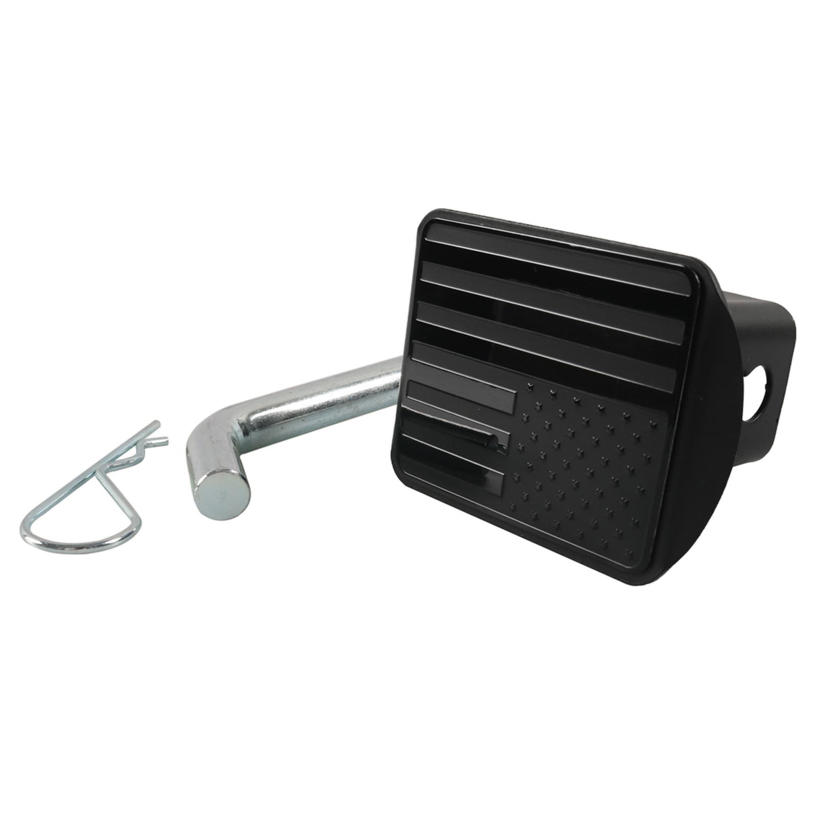 

American Flag Emblem Metal Hitch Cover with Locking Pin(Fits 2 Receivers Black)