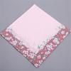 Ladies Elegant Handkerchief Cotton Handkerchiefs Hanky for Women Soft Absorbent Comfortable Fabric Flower Pinted Hanky