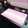 Gaming Mousepad Pastel Cloud HD Desk Mat Kawaii Cartoon Pink Mouse Pad 30x80cm Rubber Rugs Extended Gamer Lock Edge Keyboard Mat
