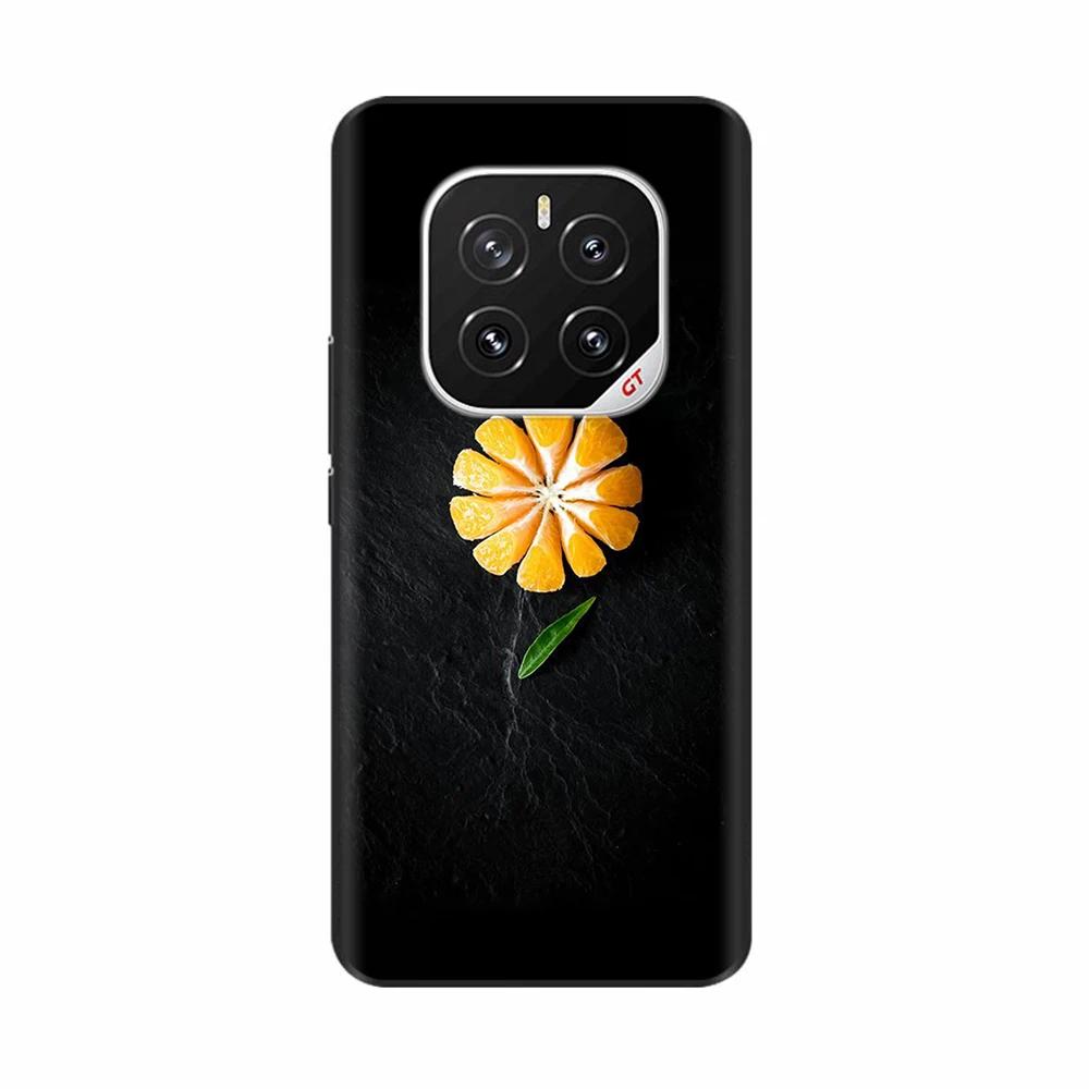 Painted Cover For Honor GT Pro Phone Case for HONOR GTPro Soft Black Silicone Back Cover Shockproof Protective Shell Para Hoesje