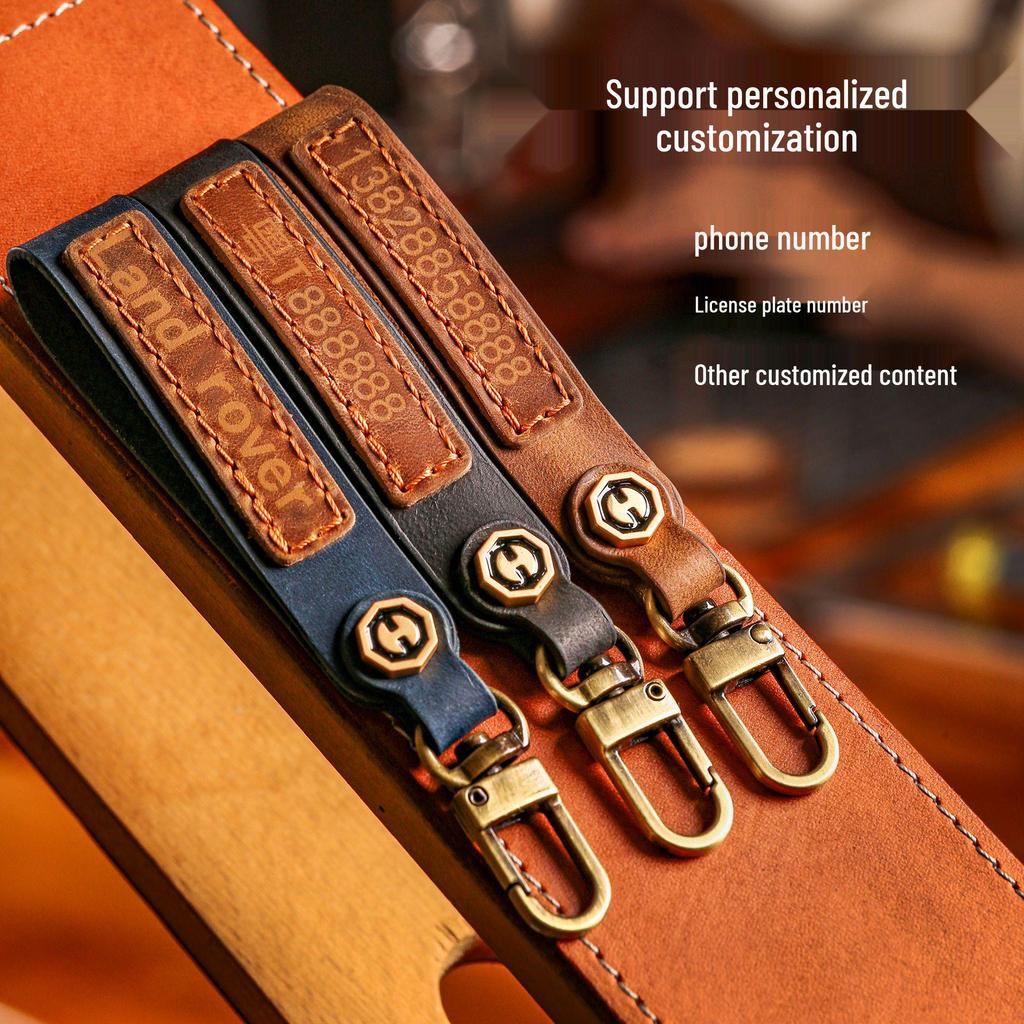 BMW Mini 2024 Genuine Leather Key Cover - High-End Protective Shell with Buckle