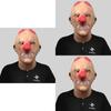 Scary Red Nose Clown Latex Mask For Halloween Party Costume Fun And Festivities