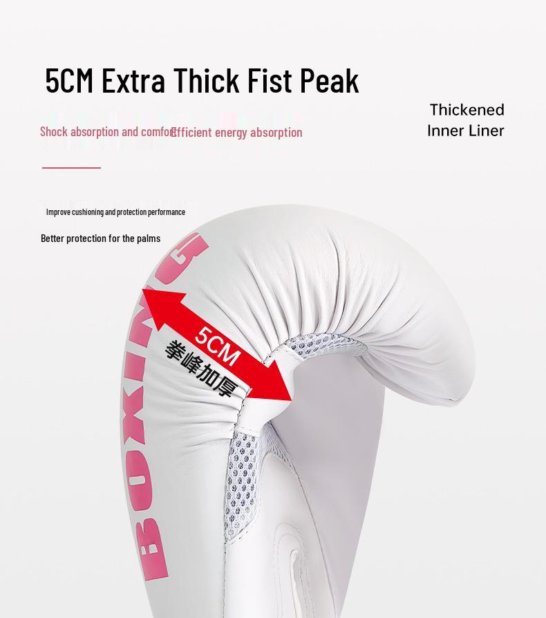 Women's One-Piece Boxing Gloves for Kids and Teens - Thickened, Professional Sanda Training Equipm…