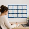 2027 Wall Calendar - Double-Sided Erasable English Planner with and Record Chart for Home