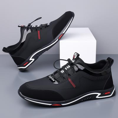Herren Sneaker 2026 Neue Schnürung Business Casual Schuhe Eng Anliegend Gepolstert Tägliches Tragen Mode Leder Laufschuhe für Herren