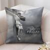 Good Friday Christ Cushion Cover Silky Short Plush Invisible Zipper Dustproof Sofa Pillow Case For Home Decor