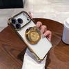 Clear Magnetic Phone Case With 360° Rotating Holder & Lens Protective Film For iPhone 17 Air 16E 15 14 13 12 11 Plus Pro Max