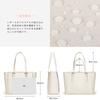 RAINSMORE Business Large Capacity Tote A4 Exterior Formal Perfect for Job and Beige Women's Bag, Bag, Size, Pocket, Water-Repellent, Self-Standing,