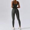 European and American Seamless Knit Yoga Jumpsuit - One-Piece Vest and Long Pants Sportswear