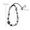 Elegant Flower Bead Pendant Accessory Y2K Heart Phone Charm Strap Hangings Charm